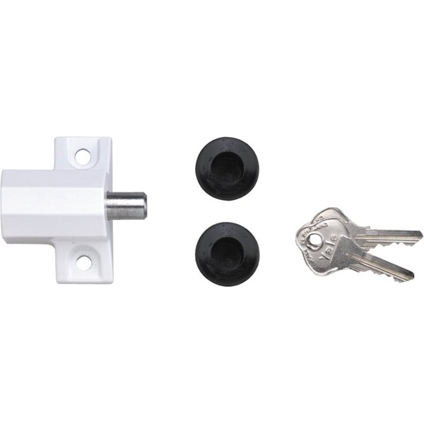 Yale P114 Patio Door Lock White Finish 7.20114E+11