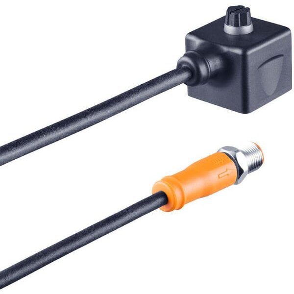 IFM Heavy Duty Cable 3x0,75 mm2;L= 5m; 1xM12-A; 1xDIN43650-A; VDR; LED EVM119