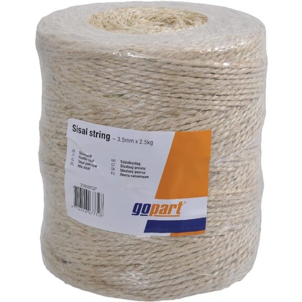 gopart Sisal rope ca. 3.5mm x 500m 200005GP