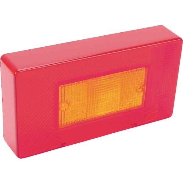 Ajba Light lens, red/transparent/amber rear/left LA31205