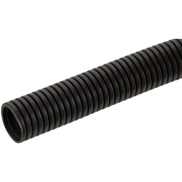 Kramp Protection tube 6mm 100m flexible corrugated, closed, black FTBLC06100