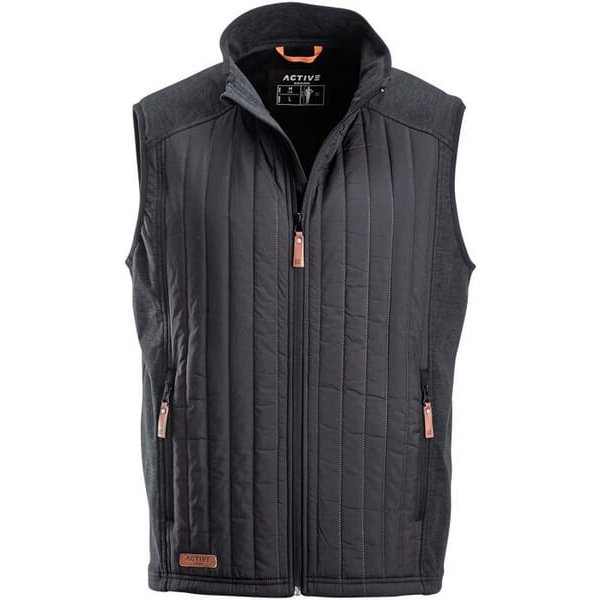 Kramp Hybrid/fleece vest Men, charcoal 3XL KW5011401911062