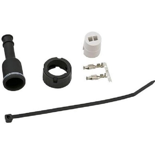Aspöck Flatpoint I led connector 2 pins 24V straight 152122124