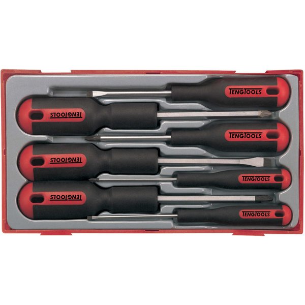Teng TT917 Mega Drive Screwdriver Set, 7 Piece TT917N