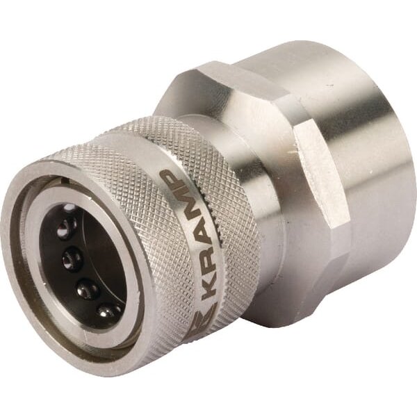Kramp Female QR coupling diameter 18.2mm x F 3/8" SS 2704380KR