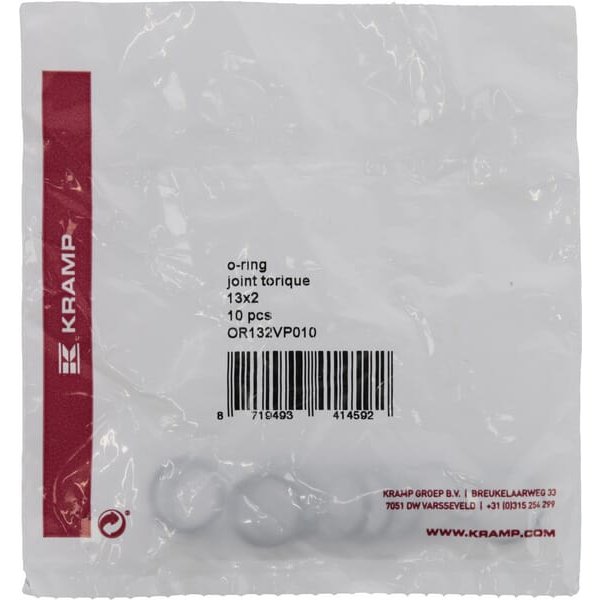Kramp O-ring 13x2 75 shore Viton 10x OR132VP010