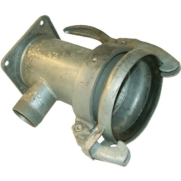 Kramp Fem. 6" flange+2" side outlet 6203002Z