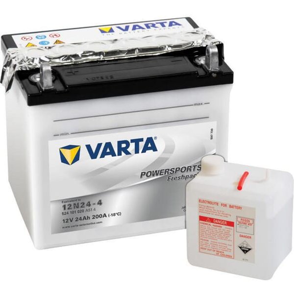 VARTA Battery 12V 24Ah 200A Powersports Freshpack 524101020I314PS