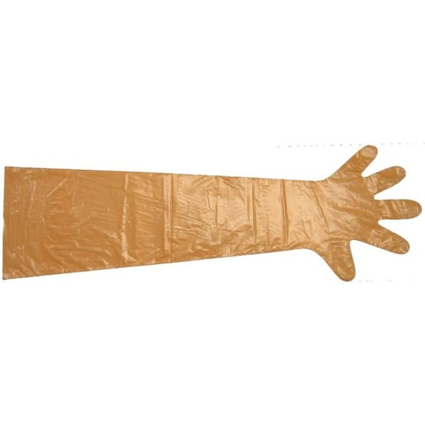 Kerbl Disposable gloves VETbasic 100pcs orange 15364KER