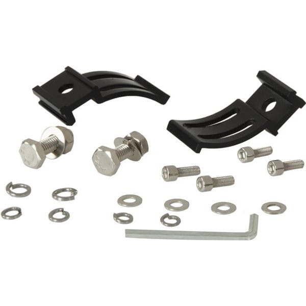 Kramp Mounting bracket for vehicle lighting, 60mm clamp for tube, aluminium/stainless steel LA100BK12