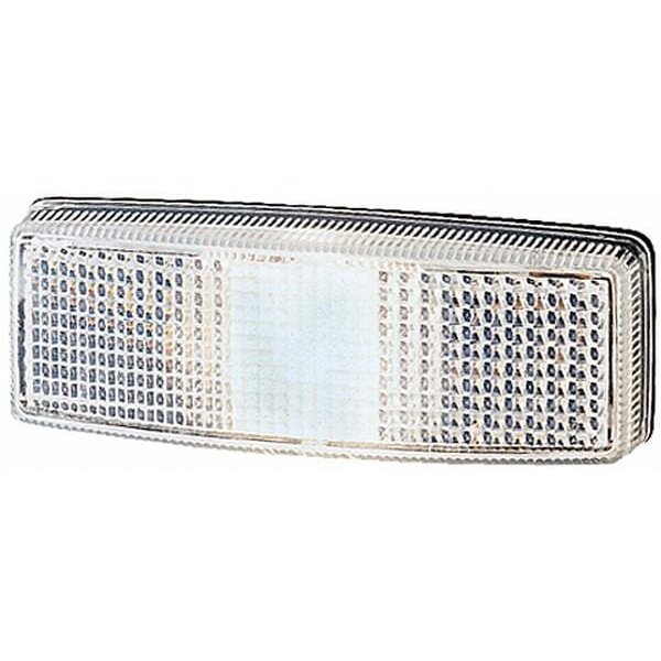 Hella Marker light 5W, rectangular, 12V, transparent, bolt on, 110x25x40mm, 2PF006717011