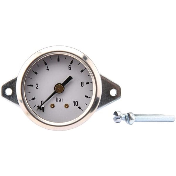 ET Pressure gauge diameter 40mm 0-10bar 1/8" panel mount MA4010P02ST