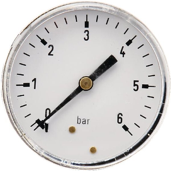 ET Pressure gauge diameter 63 0–6bar 1/4" rear MA636B04ST