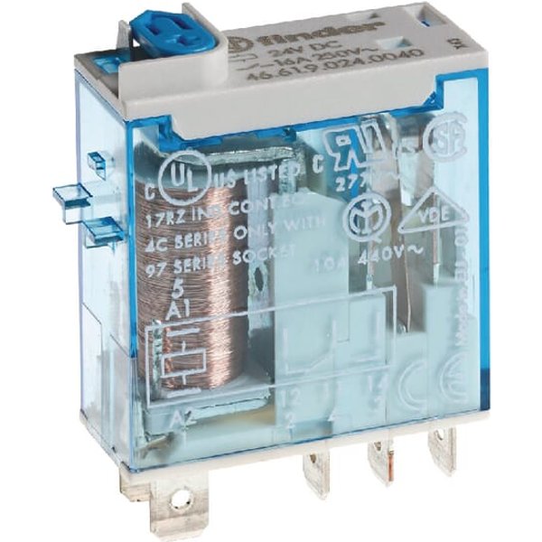 Finder Relay 1W 16A 24V/DC 466190240074