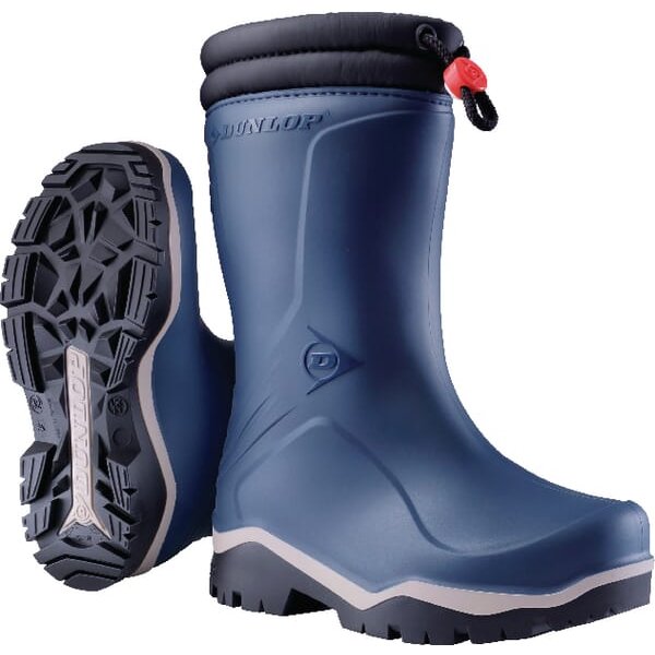 Dunlop Boots blue / black Childs size 2.5 Wellingtons Blizzard K35406135
