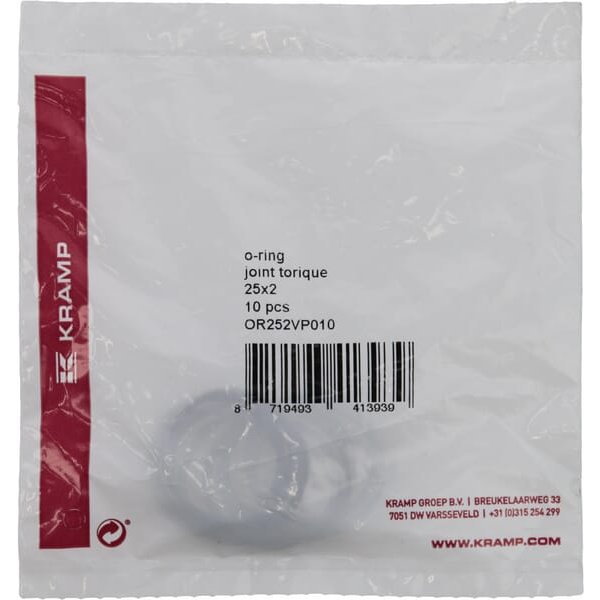 Kramp O-ring 25x2 75 shore Viton 10x OR252VP010
