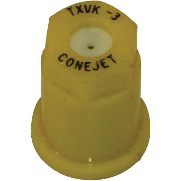 TeeJet Hollow cone nozzle TXVK 80° 02 yellow ceramic TXVK3