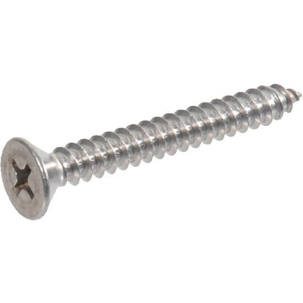 Kramp Self tapping screw 4.8x9.50mm PZ2 countersunk, stainless steel, DIN 7982C 7982C4895RVSP100