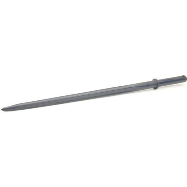 Forges du saut du tarn Loader tine, straight, star section 50x850mm, pointed tip with diameter 17 roll pin, black, FST FT486843