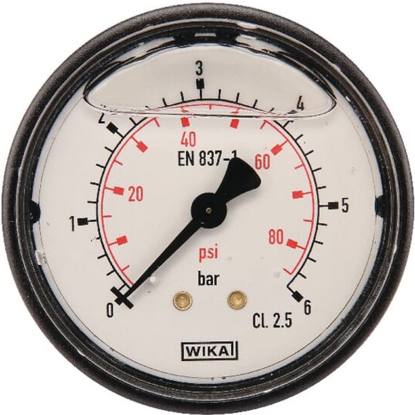 WIKA Pressure gauge diameter 63 0–6bar 1/4" rear MA636B04PLGF