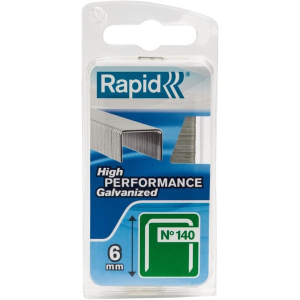 Rapid 140 Galvanised Staples 6 mm 40109513