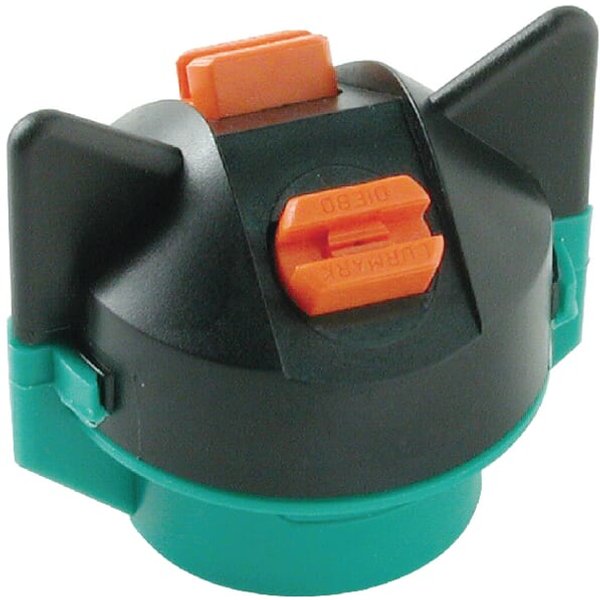 Hypro Double nozzle cap, bayonet, SW8, black, with gasket, 152607TC