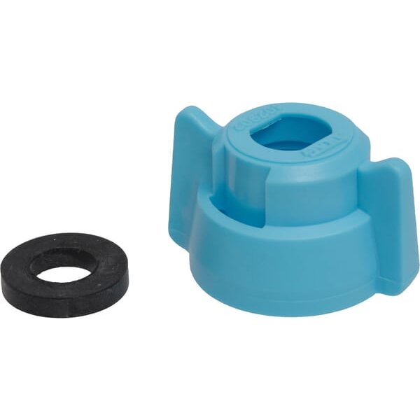 Arag Nozzle cap, bayonet, SW10, light blue, with gasket, 25 pack, 40290211P025