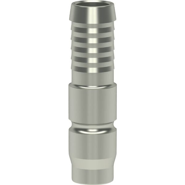 Lüdecke Male connector with 8mm hosetail ESACG8SS