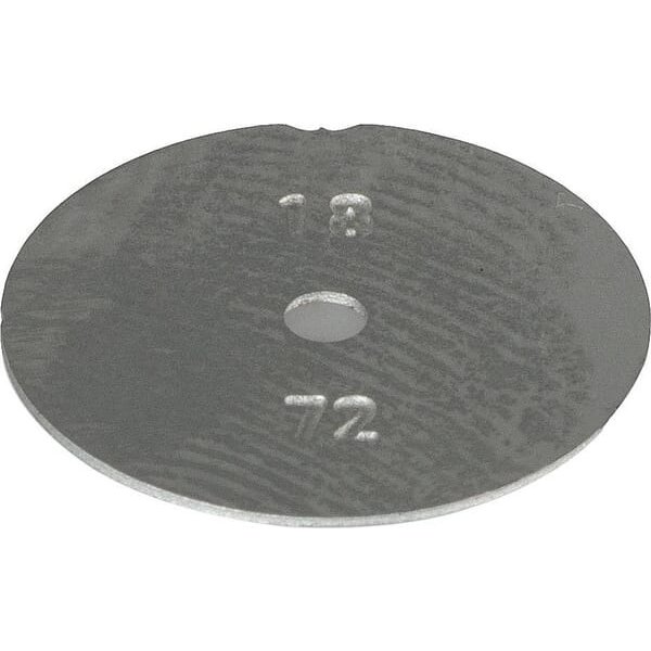 Lechler Dosing orifice plate diameter bore 1.8mm SS 0500301C0400