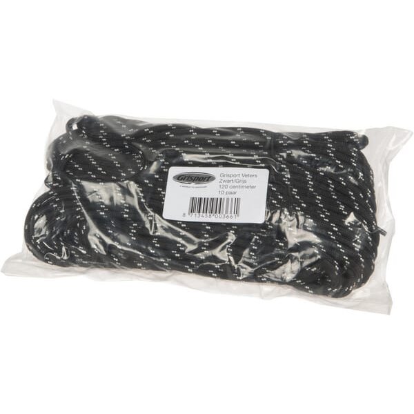 Grisport Laces Grisport black/grey 120cm (10 pairs) 24MF