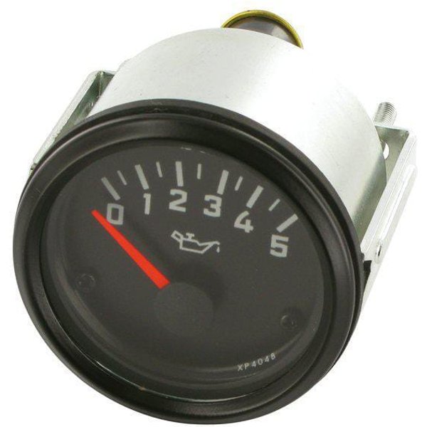 Oil pressure gauge 5bar 12V 52mm I00012