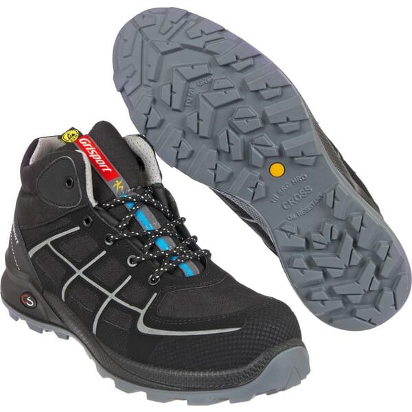Grisport Safety shoe Cross Safety Firm S3 black grey - 47 33633047
