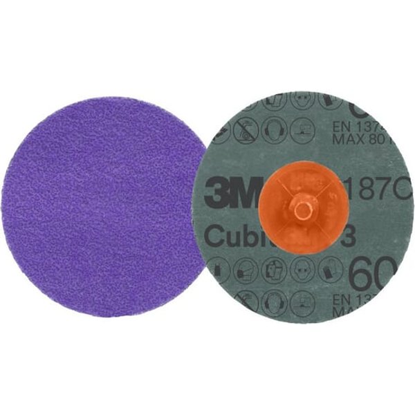 3M Cubitron™ 3 Roloc™ fibre disc 1187C 76mm K60 7100332087