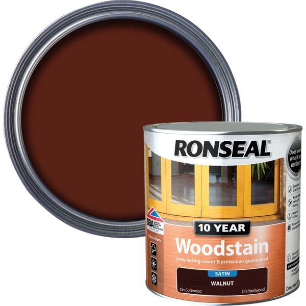 Ronseal 10 Year Woodstain Walnut 2.5 L 38693