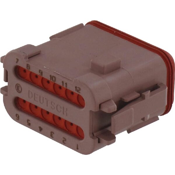 TE Connectivity DEUTSCH Plug housing 12 P. Female DT bra DSDT0612SDCE05