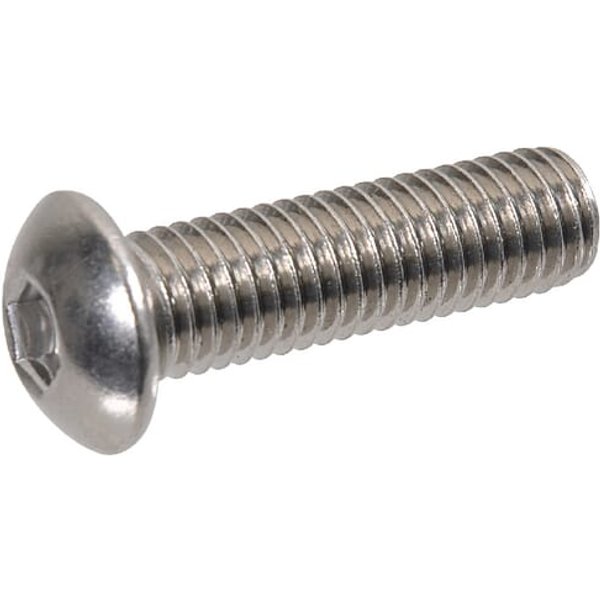Kramp Flat round hex Screw M10x35 S.S.-A2 ISO73801035RVSP050