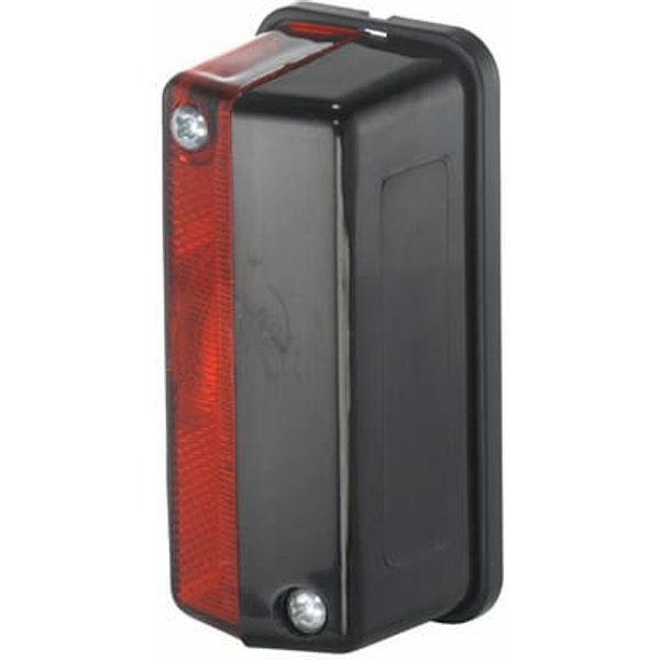 Hella Marker light 4W, rectangular, 12/24V, red, bolt on, 2XS005020081