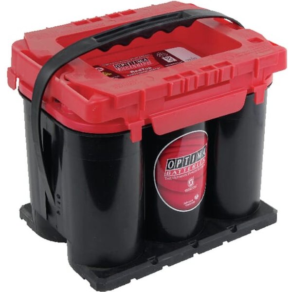 Optima Battery 12V 44Ah 730A AGM Red Top RTR 3.7 835255