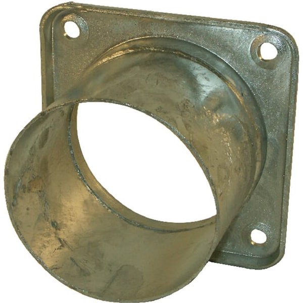 Kramp Pipe 6"+ flange galvanized 6305000Z