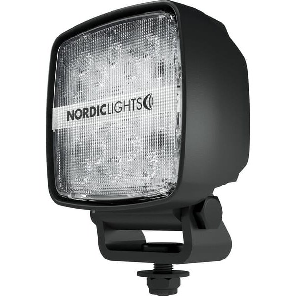 Nordic Lights Work light LED, 42W, 3200lm, square, 12/24V, transparent, bolt on, 110x74x137mm, Deutsch 2-pin, Flood, 10 LED's, KL 1401 by LAKL1401