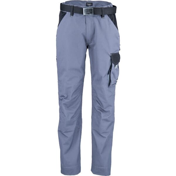 Kramp Work trousers, unisex, L, W35-39", grey/black, Kramp Original KW102030090098