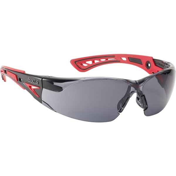 Bolle Safety RUSH+ PLATINUM Smoke Safety Glasses RUSHPPSF