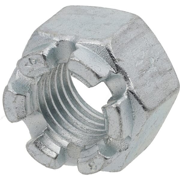 Kramp Castle nut DIN935 M18x1.50 steel zinc-plated Class 8 9351815
