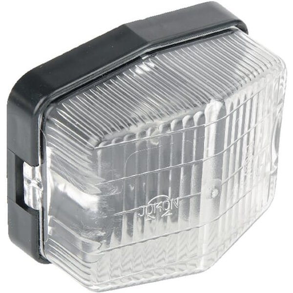 Jokon Marker light square, 12/24V, white, bolt on, 71x37x61mm, 135004200
