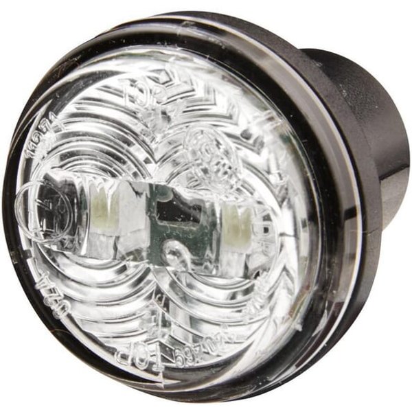 Hella Marker light LED, round, 12V, transparent, bolt on, diameter 30mm, 2PF340825041