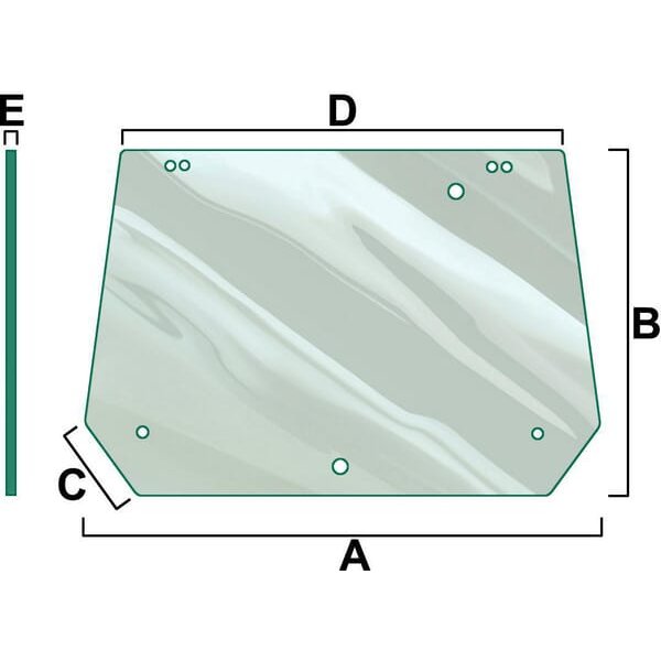 Vapormatic Rear glass VPM7344