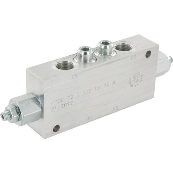 FluidPress Counter balance valve double 1/2" FPOE70D12LA35B