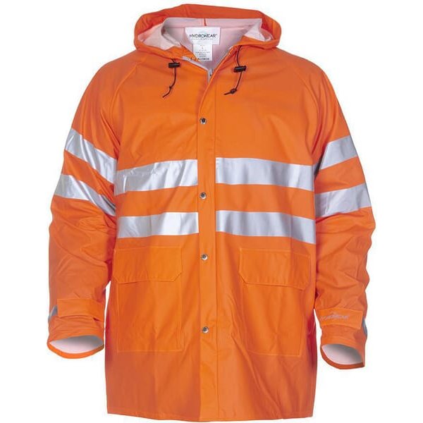 Hydrowear Raincoat Hi-vis, orange, size M, UK:36-38/EU:50, Hydrosoft, Valencia by 015757FOM