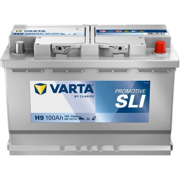 VARTA Battery 12V 100Ah 720A H9 VARTA Promotive SLI 600123072