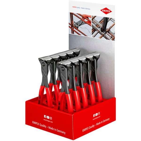 KNIPEX End Cutter 200 mm (Counter Display of 10) 00 18 01 V10